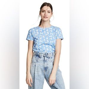 Alice + Olivia Rylyn Poodle Print Crew Neck